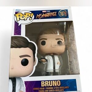 Funko Pop! Marvel Bruno Figure with White and Black Outfit